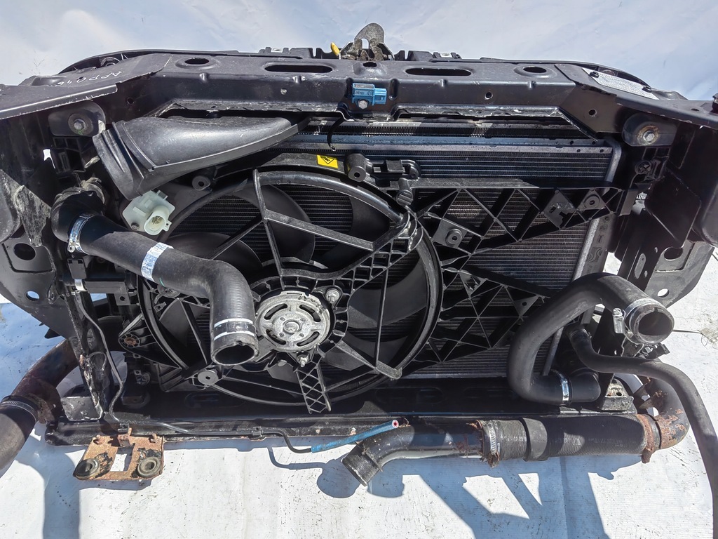 фото №6, Pas передний kompletny 1.9 jtd радиатор вентилятор fiat bravo ii