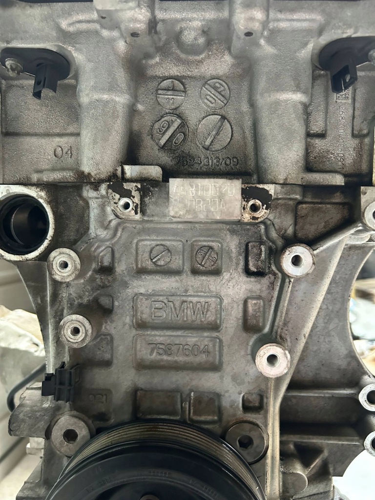 Двигатель голый стойку n20b20a bmw 5 f10 n20 2012 122 tys. mil Киев