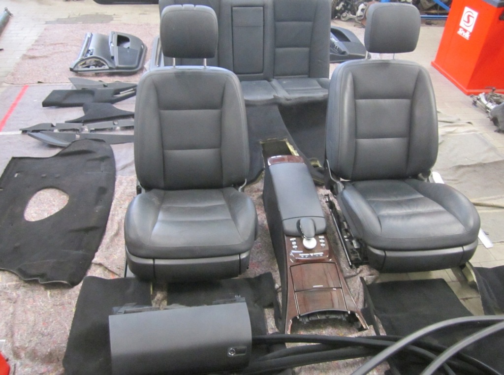 фото №1, Mercedes w221 lift long салон обивка сиденье