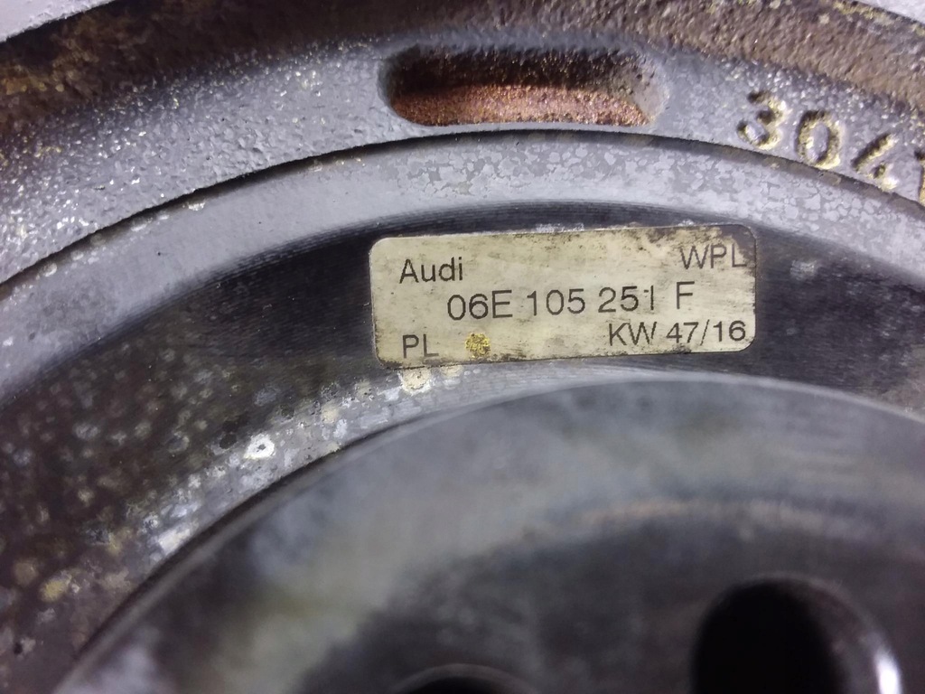 фото №4, Audi a8 d4 3.0 tfsi шкив коленчатого вала cre