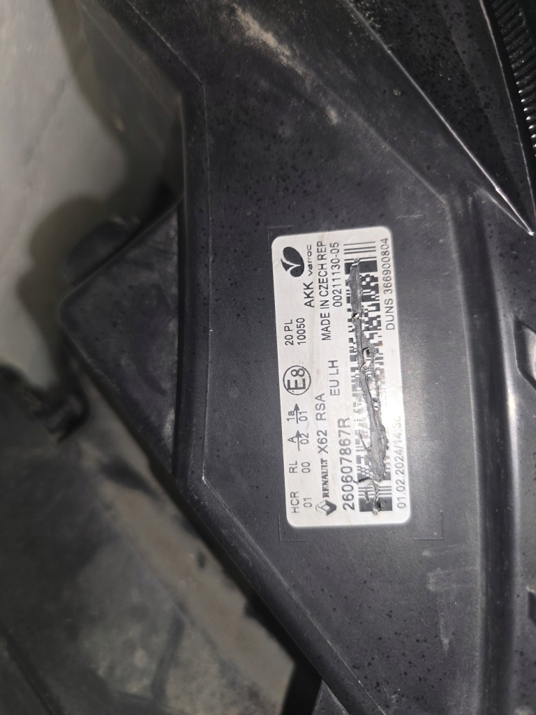 фото №6, Лампа левая renault master iv обычная с led 260607867 eu