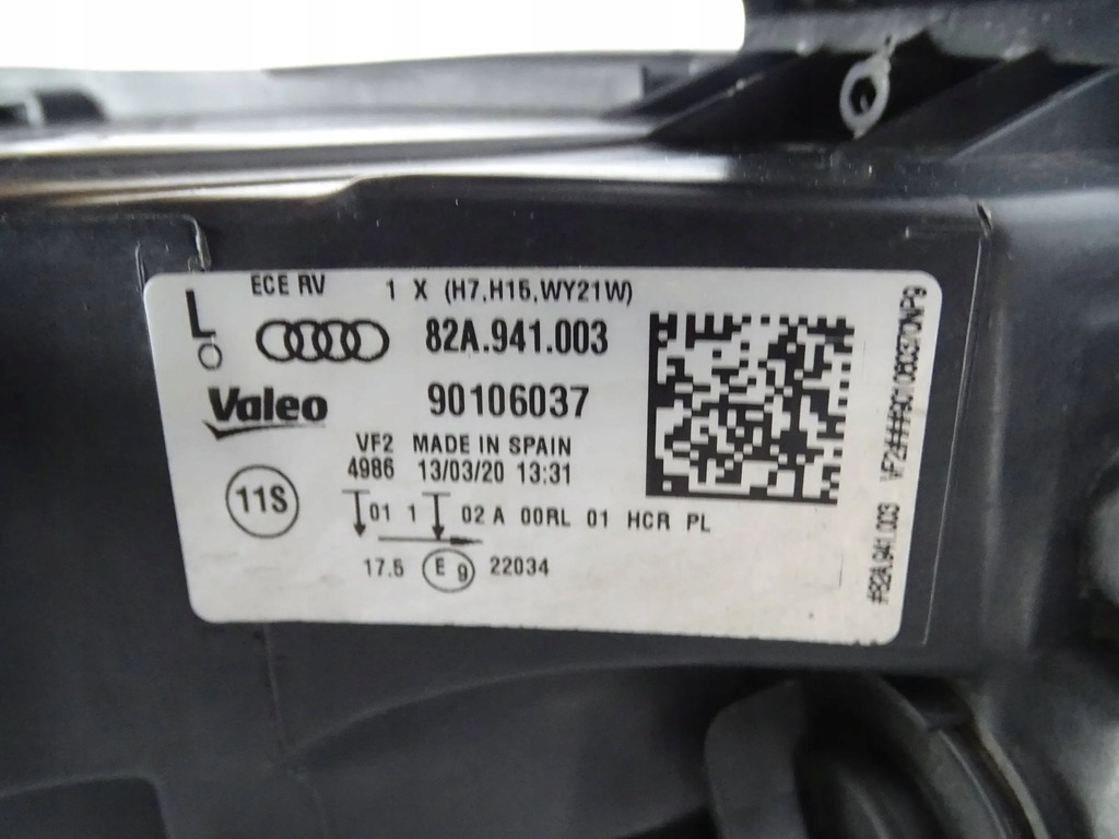 фото №7, Лампа перед передняя левая audi a1 82a