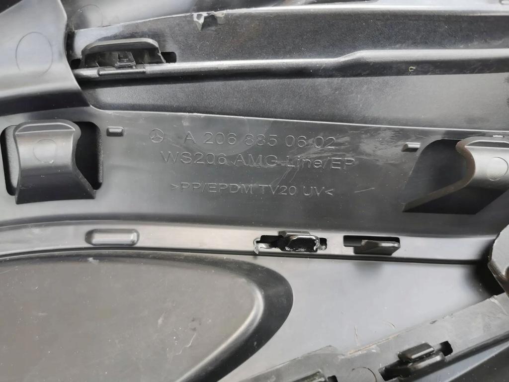 фото №11, Бампер, решётка радиатора, решётка радиатора, решётки mercedes c-klasa w-206 набор amg