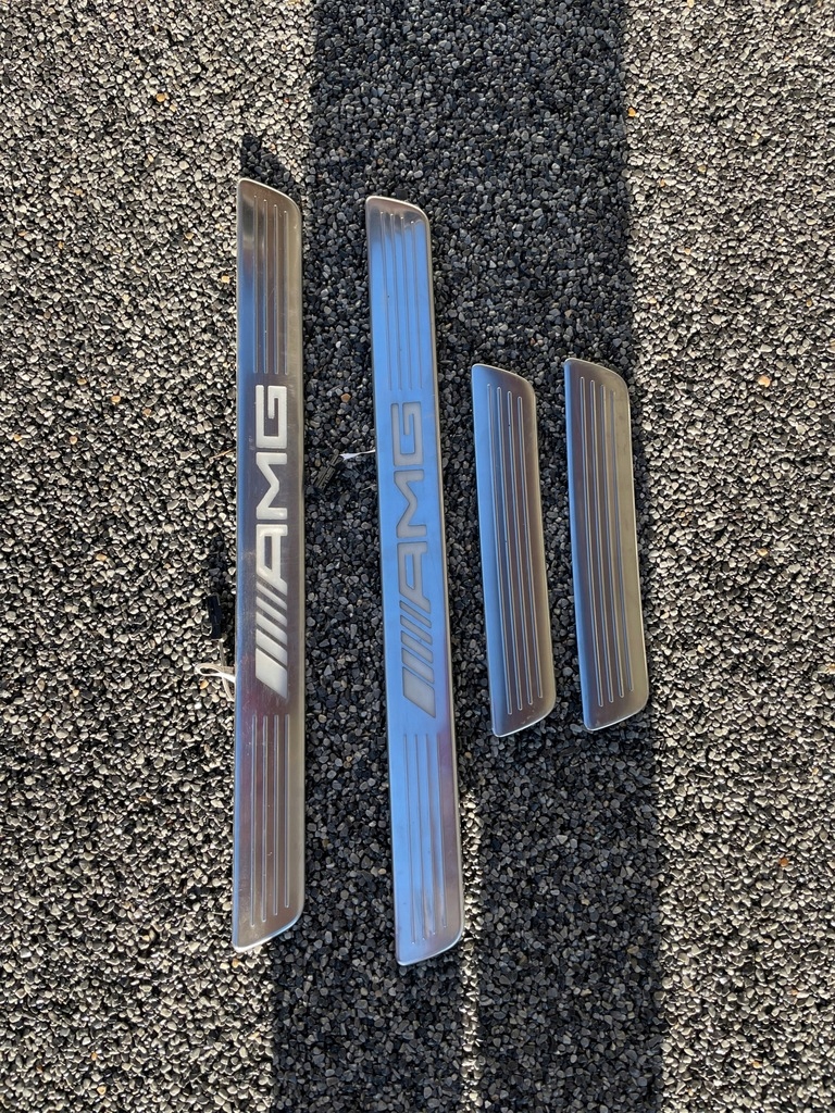 фото №1, Накладки порогові mercedes cla amg