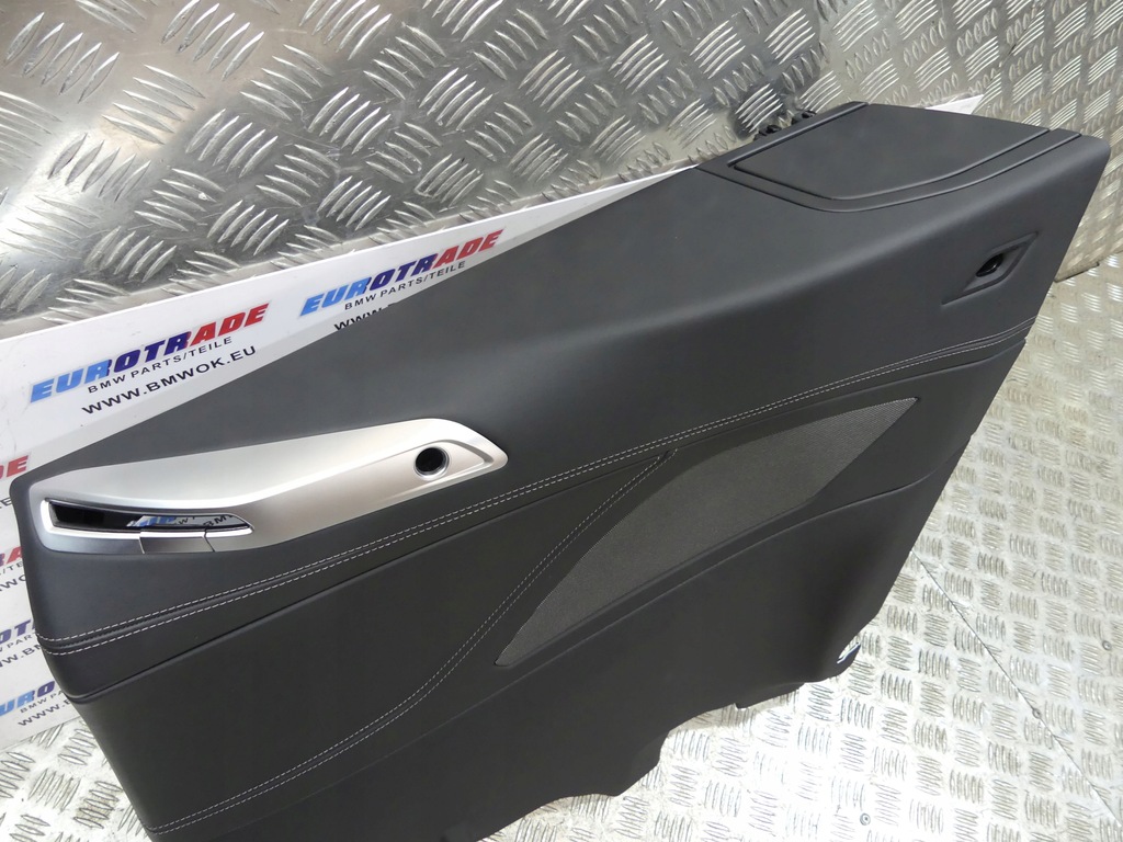 фото №13, Bmw 8 g14 g15 обшивка двері лівий правий перед задня шкіра merino czarna harman
