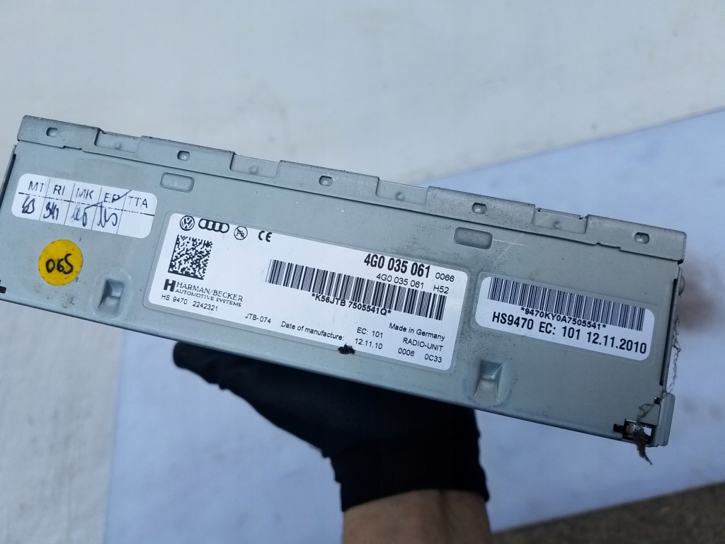 Тюнер модуль радіо audi a5 8t 4g0035061 Оригінал