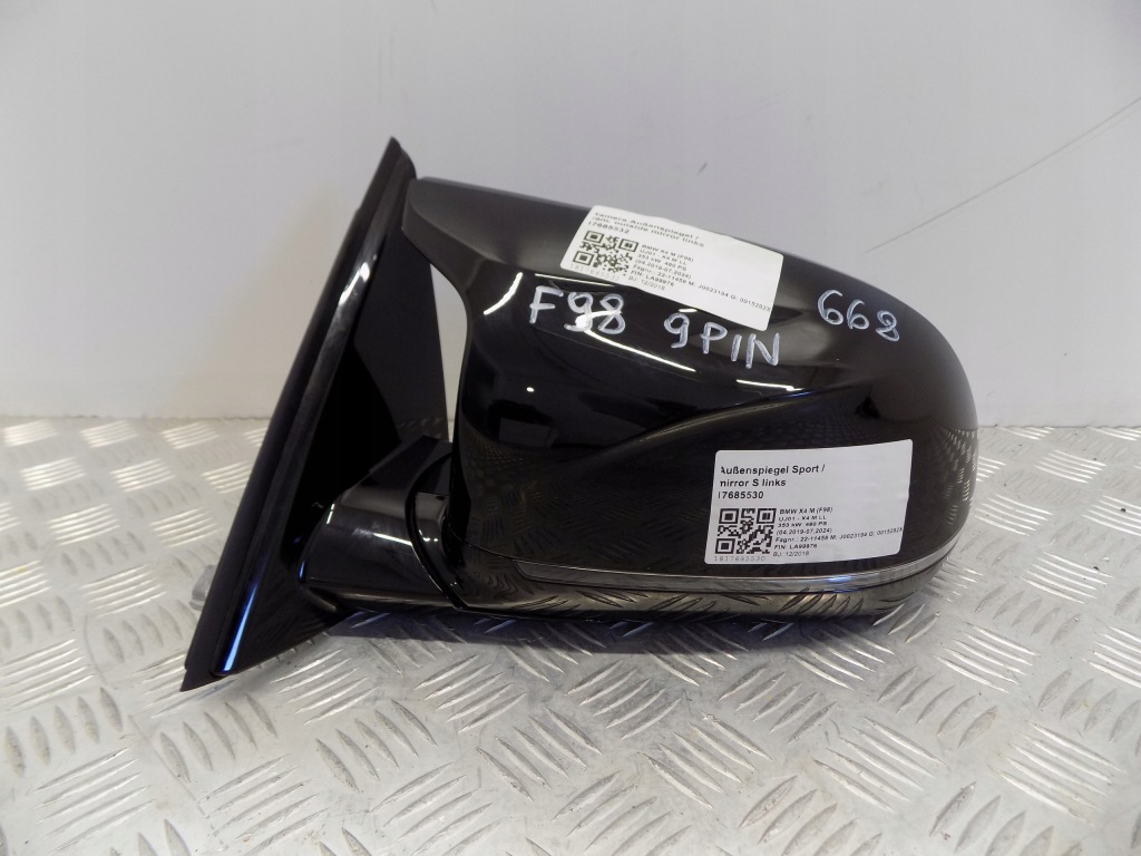 фото №7, Bmw x4m f98 зеркало правое 9pin shadowlin 668