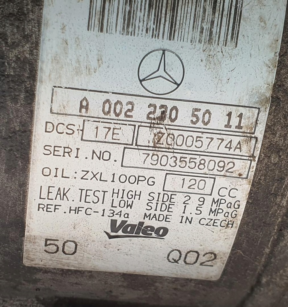фото №5, Компресор кондиціонера mercedes w204 a0022305011