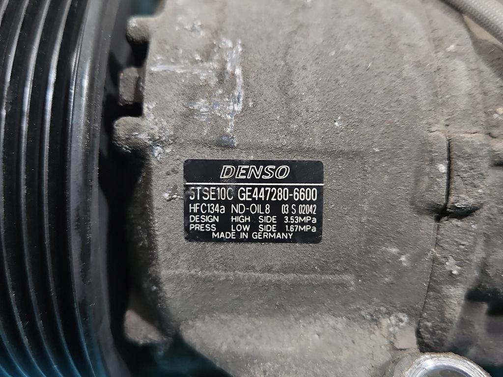 фото №6, Компрессор кондиционера компрессор toyota auris ii ge447280-6600 447280-6600