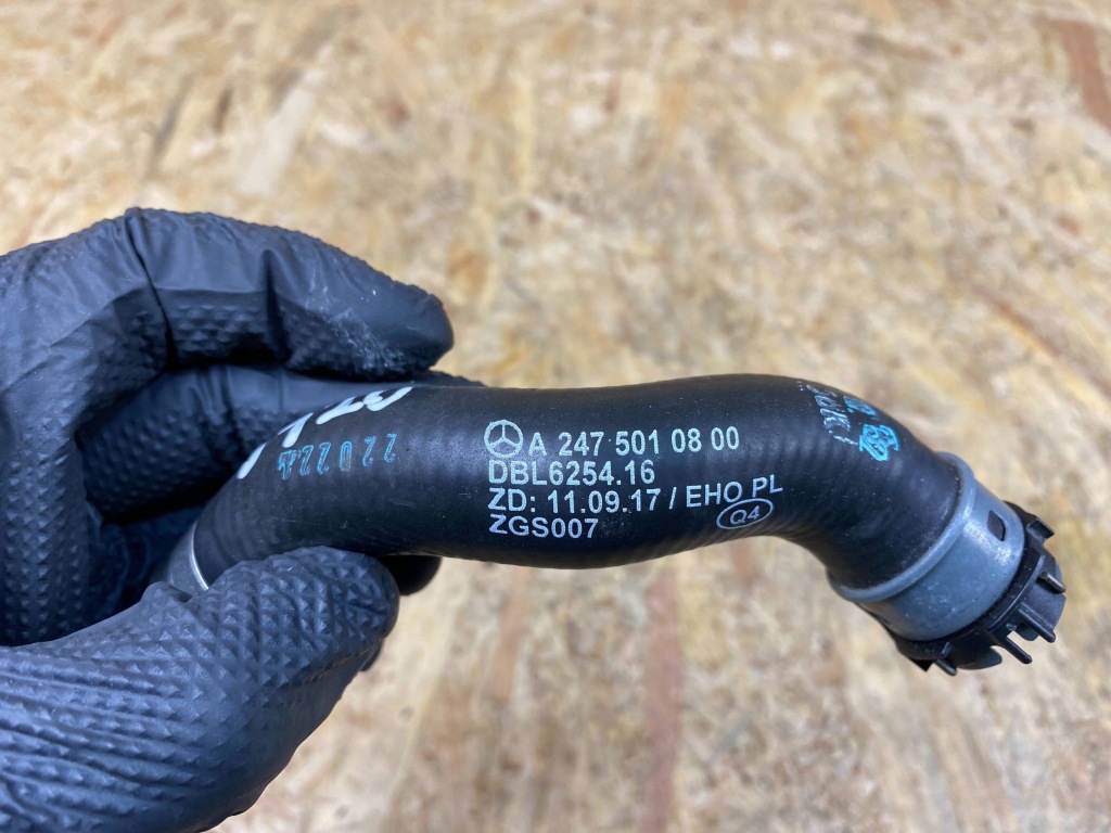 фото №12, Пабтрубок  труба шланг воды mercedes w177 w247 w118 a2475010800