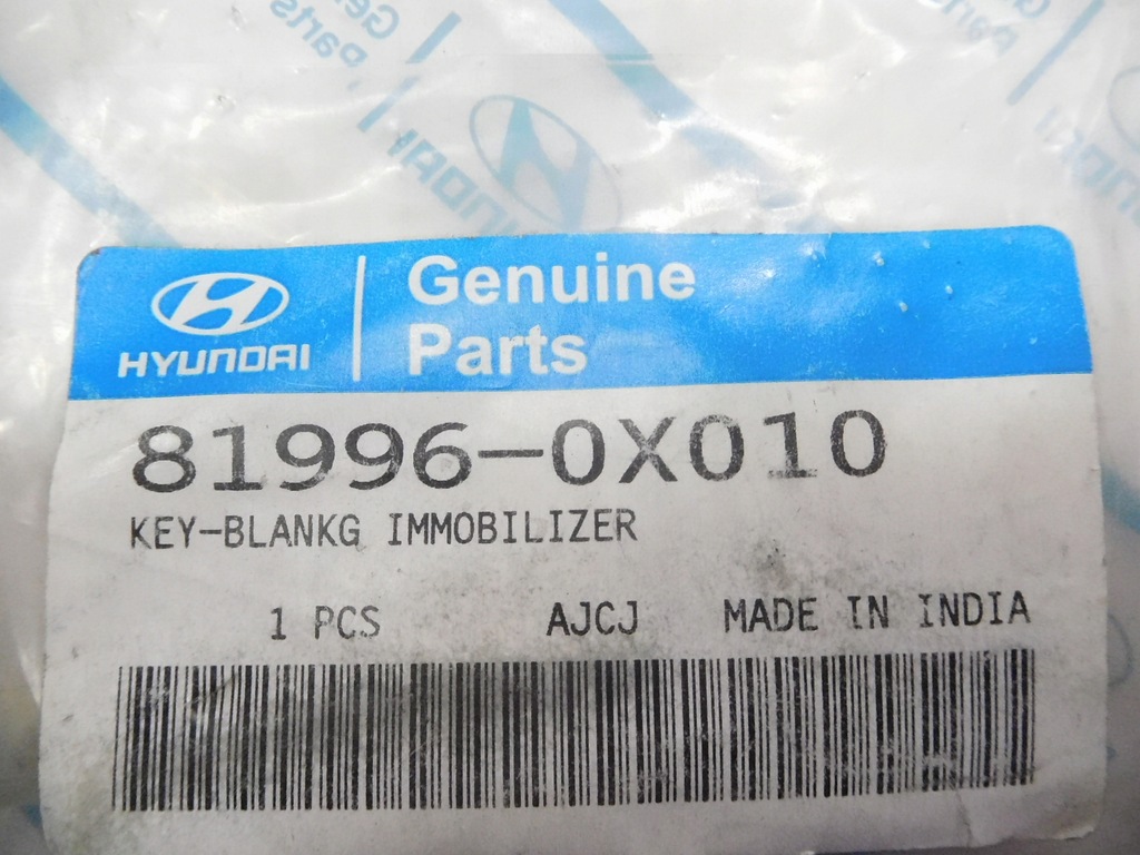 фото №6, Ключ hyundai elantra h1 i10 81996-0x010