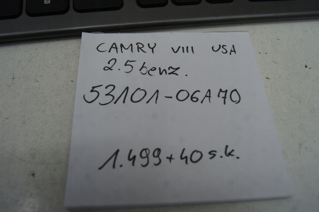 фото №11, Camry viii sedan usa решітка радіатора радіатора решітка радіатора