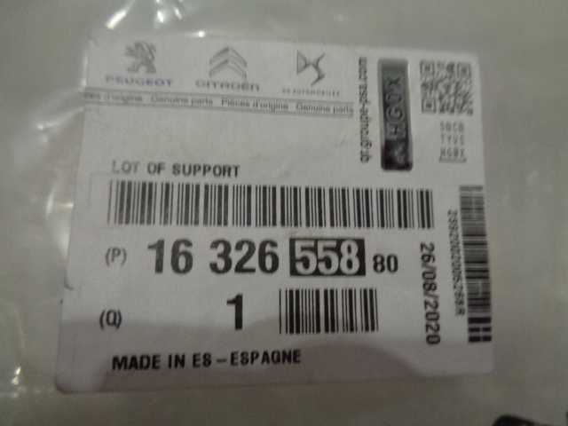 фото №11, Peugeot berlingo iv rifter левый направляющая кронштейн бампера 9816768880