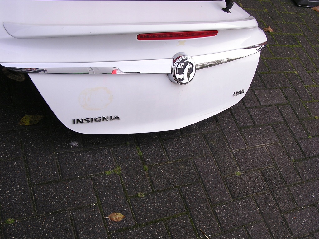 фото №4, Задняя крышка багажника opel insignia a h/b белый