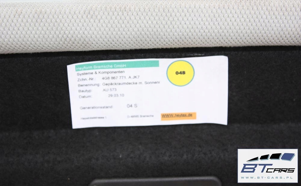 фото №10, Audi a7 обшивка + коврик багажника 4g8863887a 4g8863888a 4g8863471 4g8863463