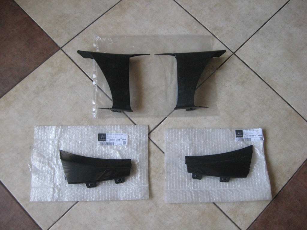 фото №1, Молдинг бампера - mercedes c klasa w205 - amg lift