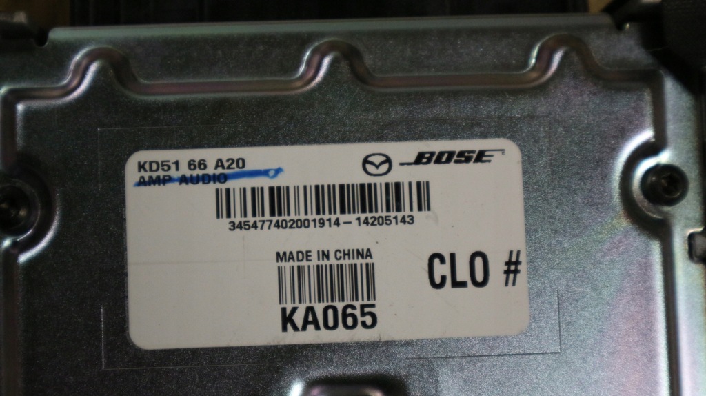 фото №8, Усилитель радио bose mazda 3 bm 13- 2.2 skyactiv