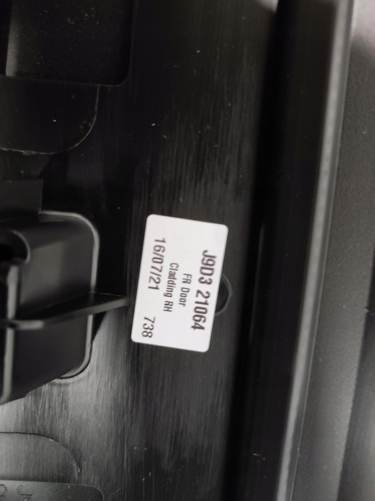 фото №12, Молдинг дверь перед правая jaguar i-pace x590 nowa