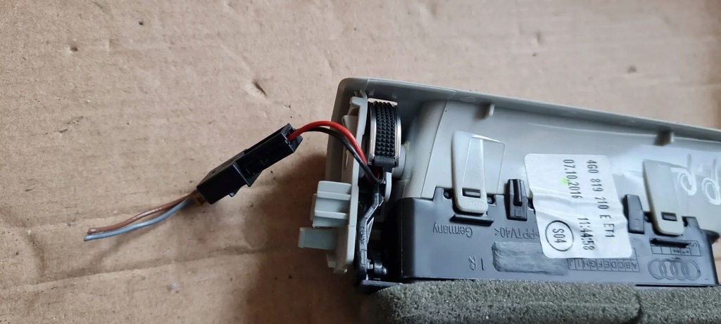 фото №10, A6 c7 4g lift решітка обдув стійка b 4g0819210e кришталевий сріблястий a7 4g