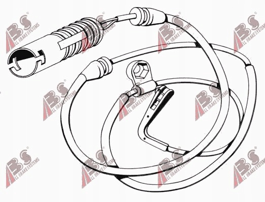 фото №12, Датчик износа тормозных колодок a.b.s. 39566