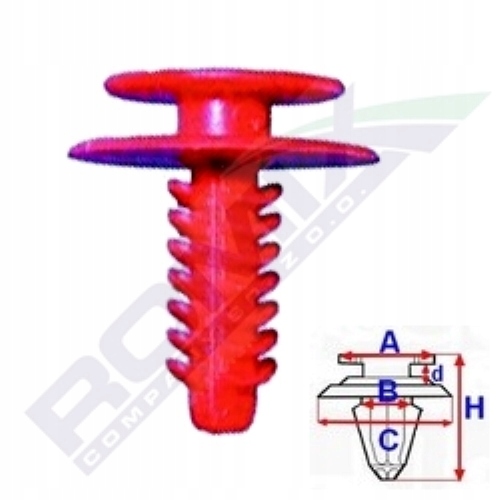 фото №2, Клипса обивка дверь do alfa romeo gtv spider
