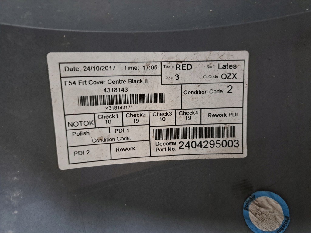 фото №9, Mini clubman f54 молдинг накладка накладка бампера перед pod pdc 7376365 org