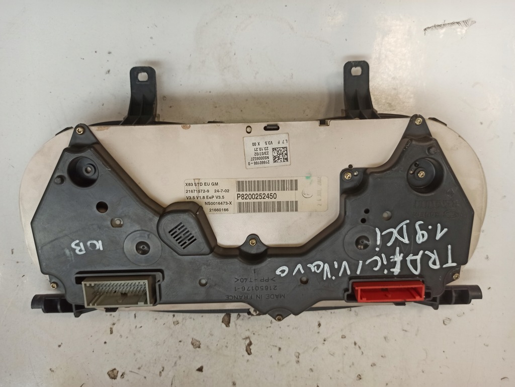 фото №6, Opel vivaro i 1.9 dci лічильник прилади p8200252450a 21671764-0 21671572-9