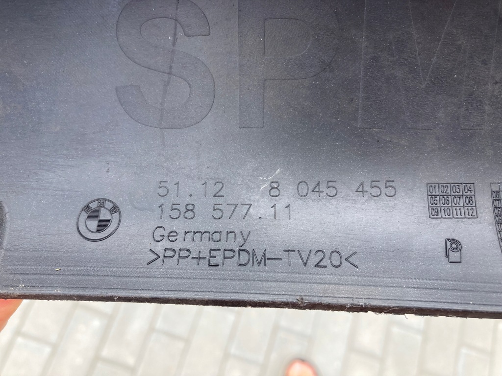 фото №8, Bmw 1 e82 e88 спойлер дифузор накладка бампер задня 5112 8045455 51128045455