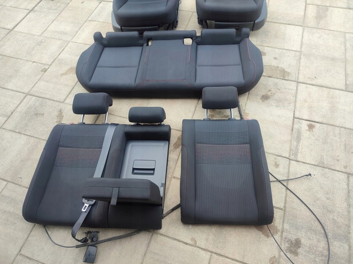 фото №11, Сиденья заднее сиденье перед задняя kpl vw golf 7 vii