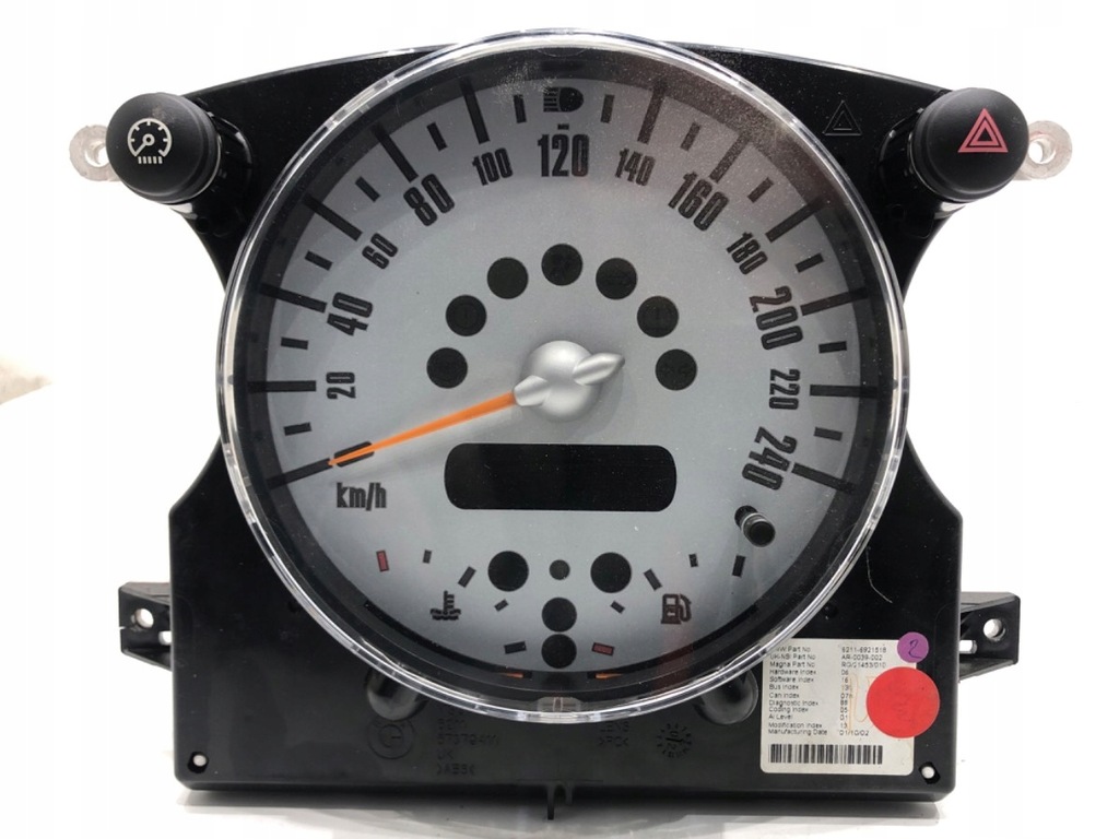 фото №1, Счетчик mini r50 r53 6921518 1.6 116km 01-06 приборы