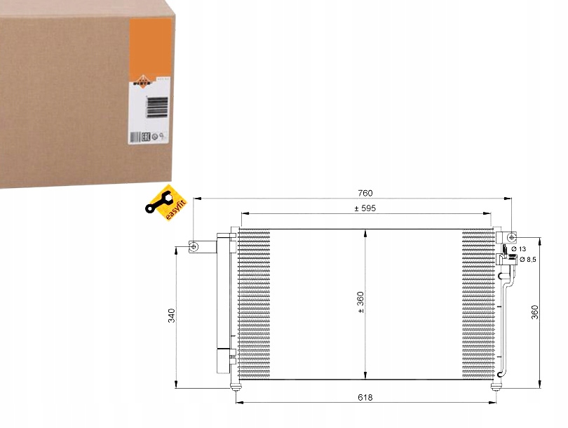 фото №1, Nrf 35851 конденсатор, кондиционер