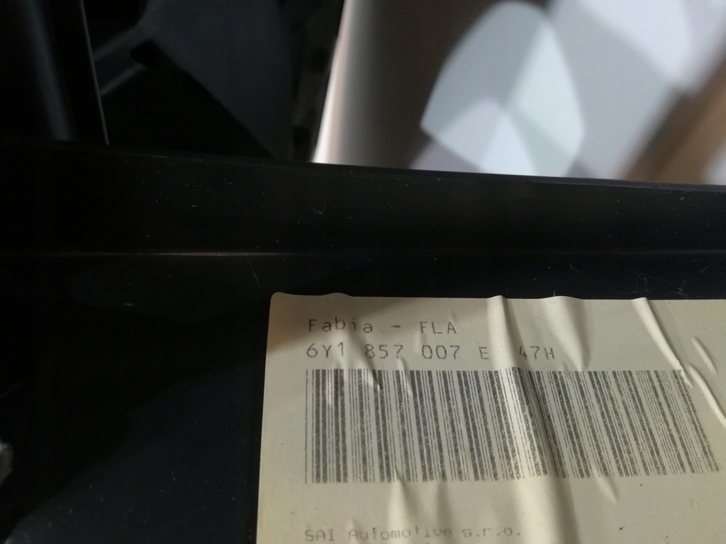 фото №7, Панель приладів консоль панель приладів приладова czarna skoda fabia i