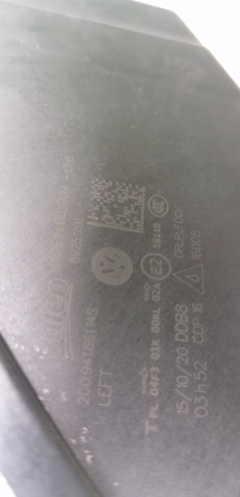 фото №10, Vw polo vi led противотуманная фара левый 2g0