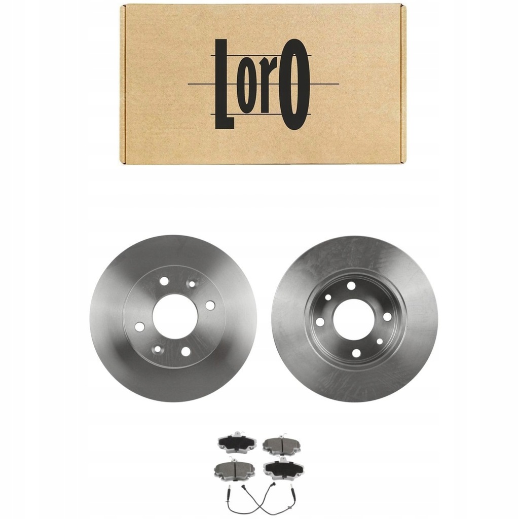 фото №1, Гальмівні диски+ гальмівні колодки перед sandero renault clio i ii megane i thalia i ii twingo