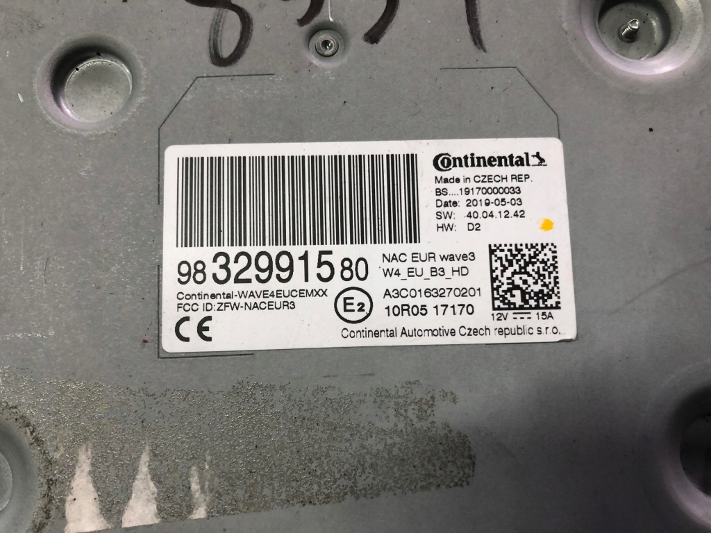 фото №2, Citroen ds7 17- радіо навігація 9832991580