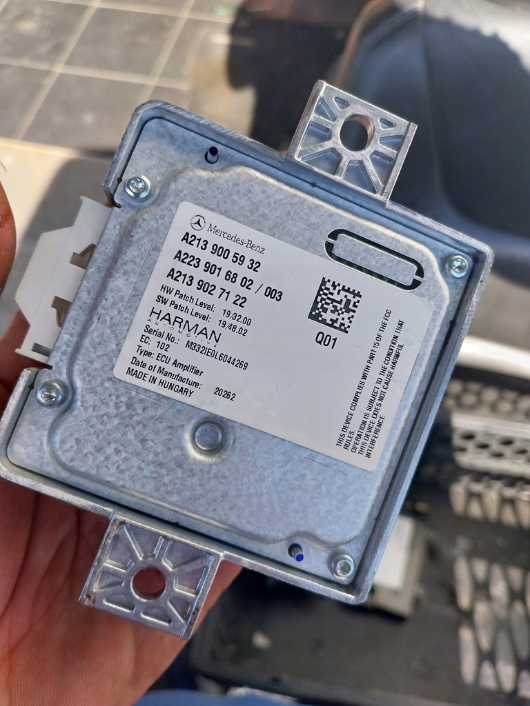 фото №1, Mercedes w177 підсилювач harman модуль блок керування