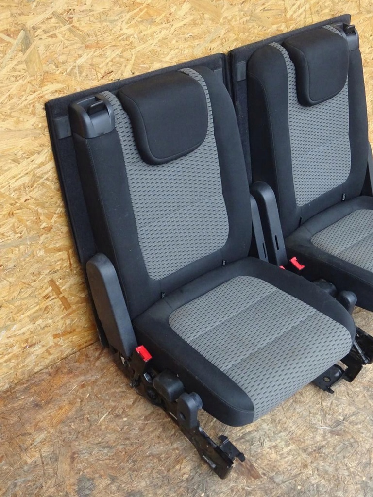 фото №12, Sharan alhambra 7n обивка сиденья задняя задние ii iii ряд подушка безопасности комплект