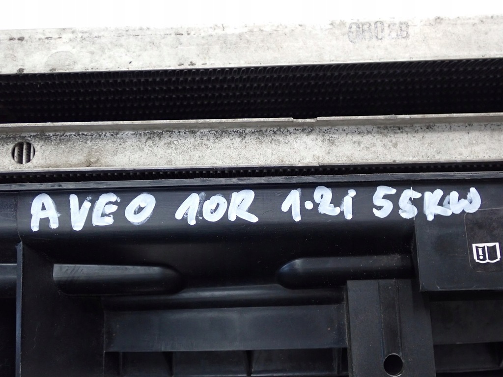 фото №9, Комплект радиатор wody кондиционер вентилятор chevrolet aveo 1.2 55kw 10r