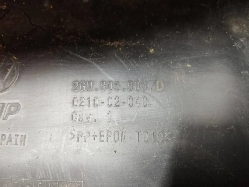 фото №7, Ss vw t-cross 2gm805903d накладка спойлер бампера перед