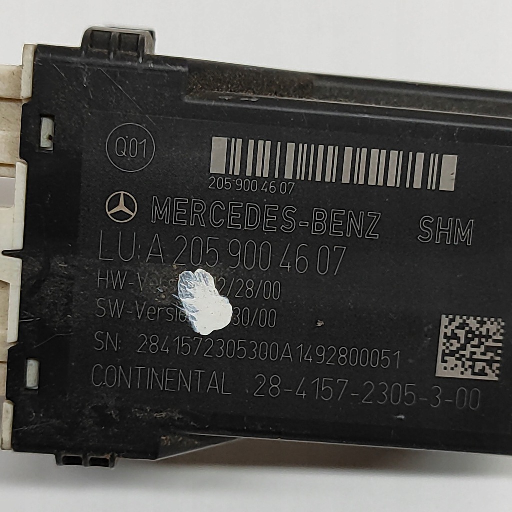 фото №6, Mercedes-benz c w205 2014 перед сторона левая модуль / блок управления сиденье