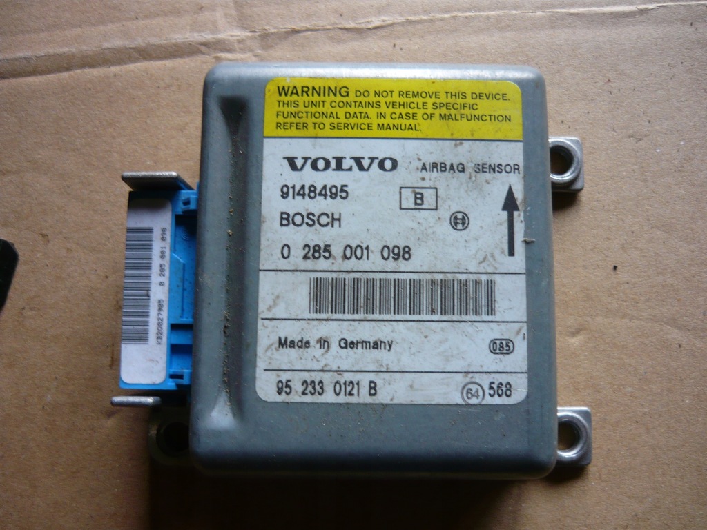 фото №1, Датчик подушка безопасности 9148495 volvo 850 kombi