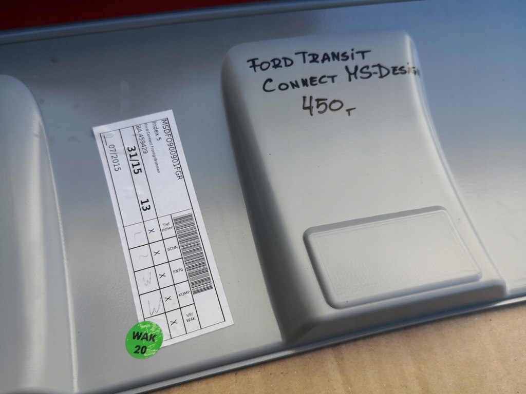 фото №11, Transit connect ms design спойлер накладка бампер