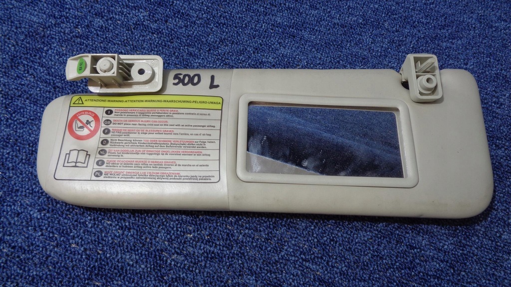 фото №1, Защита солнцезащитная fiat 500 2007- левая