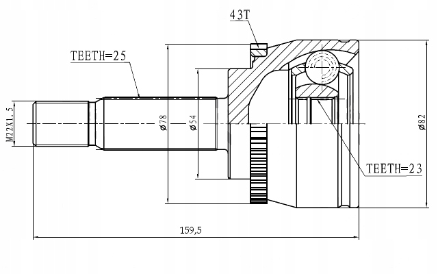 фото №2, Шарнир приводной наружный mitsubishi space star