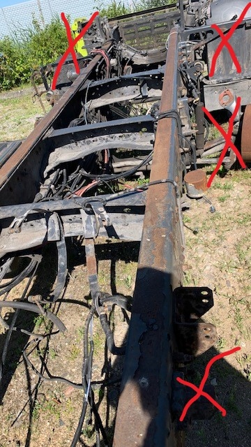 фото №4, Рама volvo fh / fm самоскид 8x4 подвійний профіль