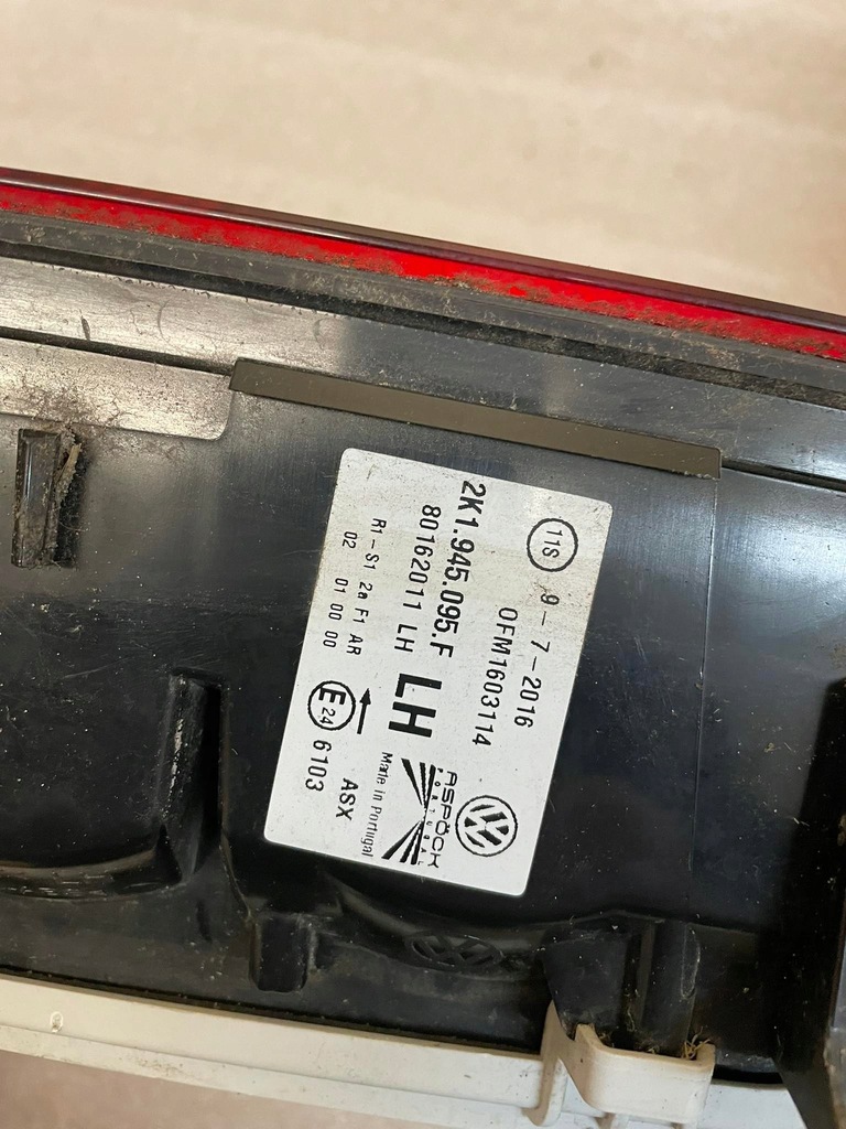 фото №14, Vw caddy лампа лампы задняя 2k1945095f 2k1945096g