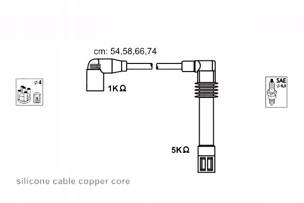 фото №2, Janmor провода зажигания kpl. audi