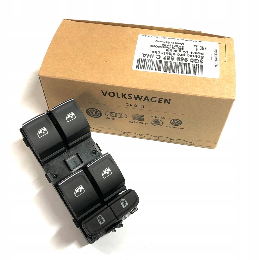 фото №14, Vw touareg 760 перемикачі вікон дзеркал хром