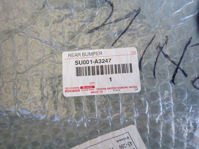 фото №6, Zafira life vivaro lift 19- бампер задний задняя