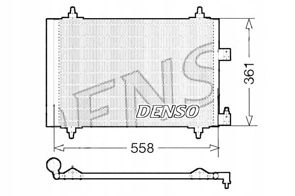 фото №14, Радиатор кондиционера citroen c5 00- 2.0 hdi